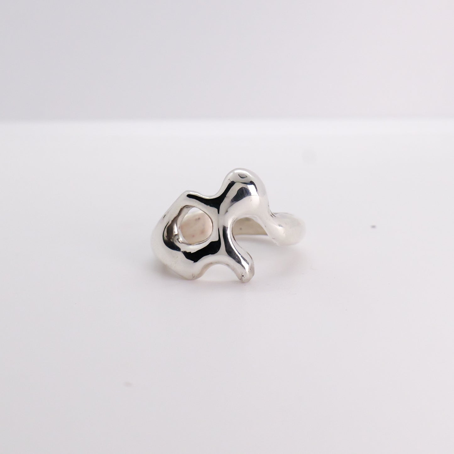 Molten Ring No. 045 - Handmade One of a Kind Ring in Recycled Silver