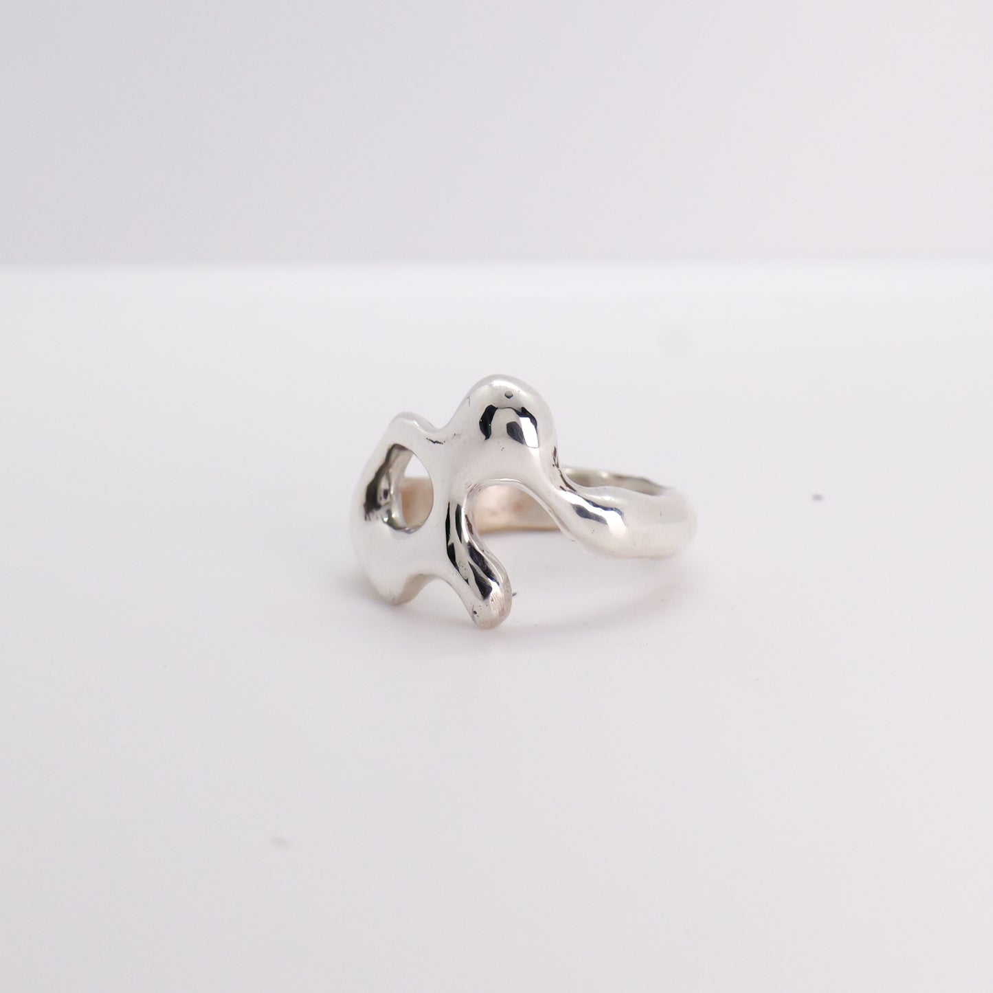 Molten Ring No. 045 - Handmade One of a Kind Ring in Recycled Silver