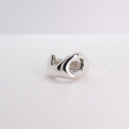 Molten Ring No. 046 - Handmade One of a Kind Ring in Recycled Silver