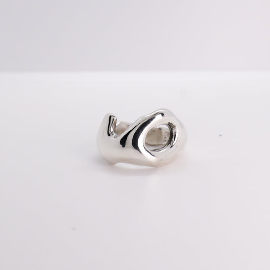 Molten Ring No. 046 - Handmade One of a Kind Ring in Recycled Silver