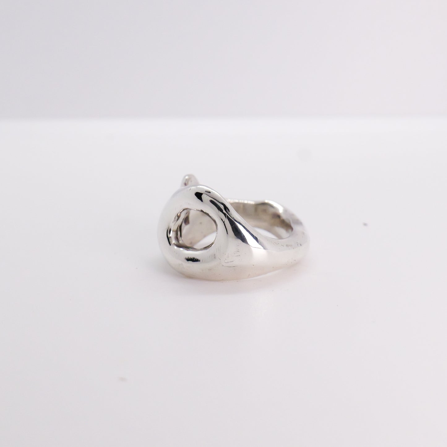 Molten Ring No. 046 - Handmade One of a Kind Ring in Recycled Silver