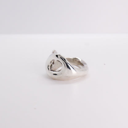 Molten Ring No. 046 - Handmade One of a Kind Ring in Recycled Silver