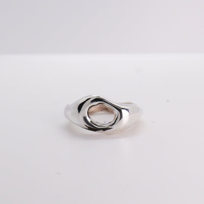 Molten Ring No. 048 - Handmade One of a Kind Ring in Recycled Silver