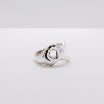 Molten Ring No. 050 - Handmade One of a Kind Ring in Recycled Silver