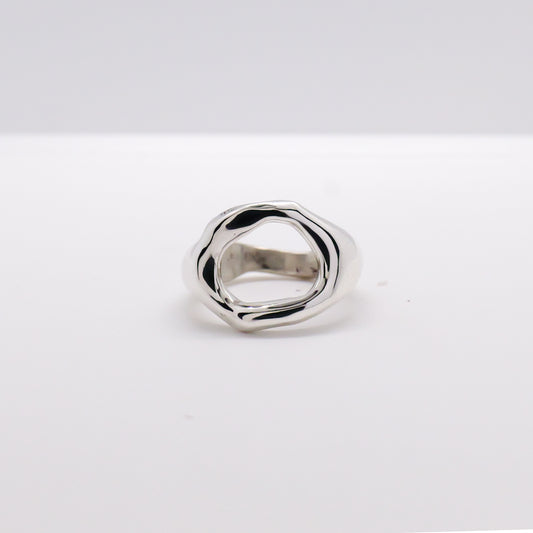 Molten Ring No. 051 - Handmade One of a Kind Ring in Recycled Silver