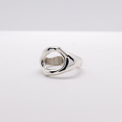 Molten Ring No. 051 - Handmade One of a Kind Ring in Recycled Silver