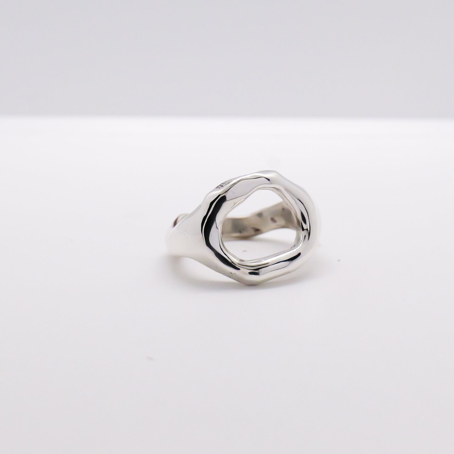 Molten Ring No. 051 - Handmade One of a Kind Ring in Recycled Silver