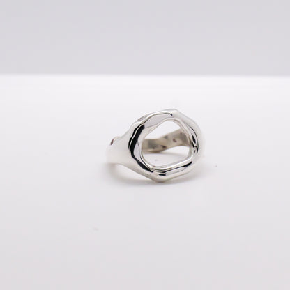 Molten Ring No. 051 - Handmade One of a Kind Ring in Recycled Silver