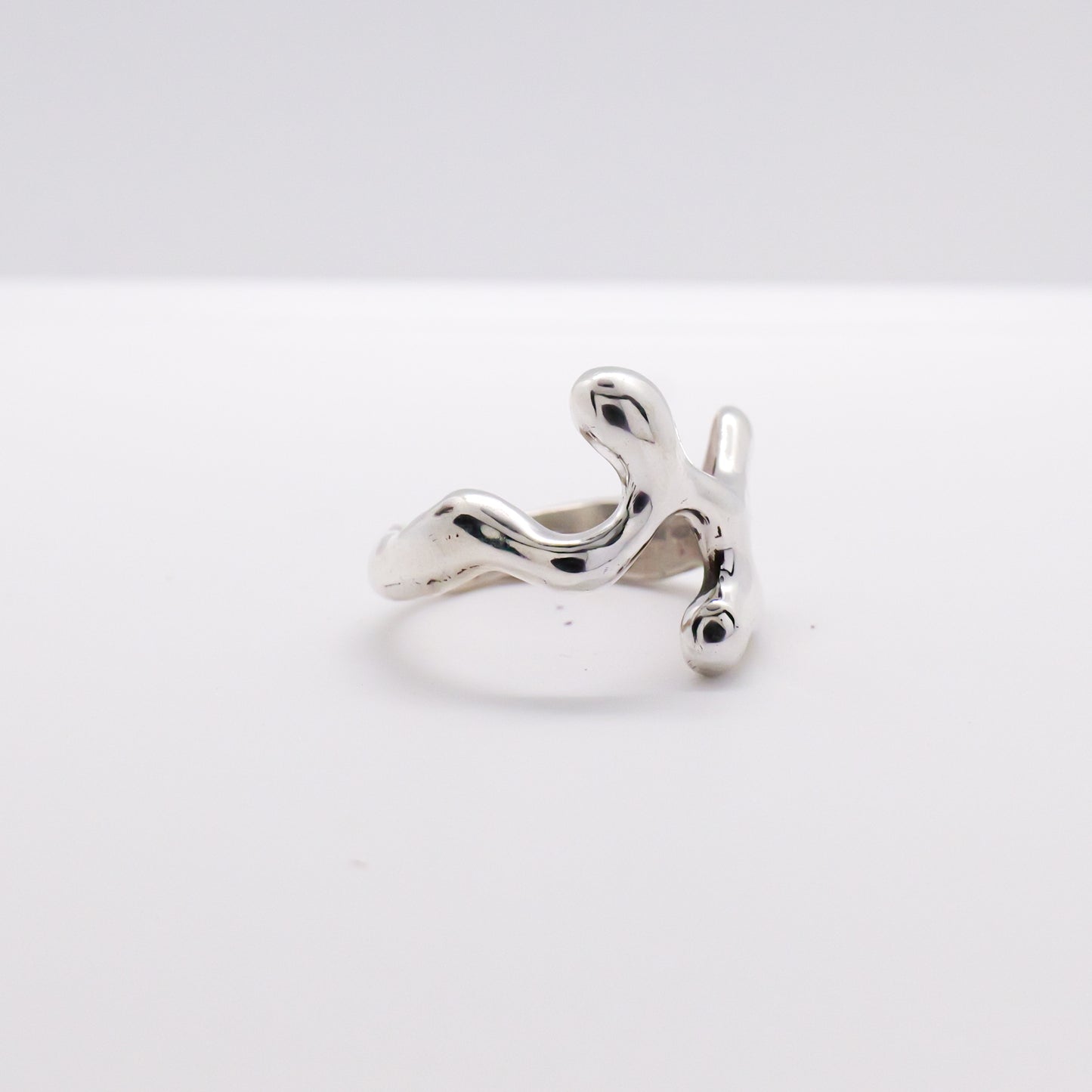 Molten Ring No. 052 - Handmade One of a Kind Ring in Recycled Silver