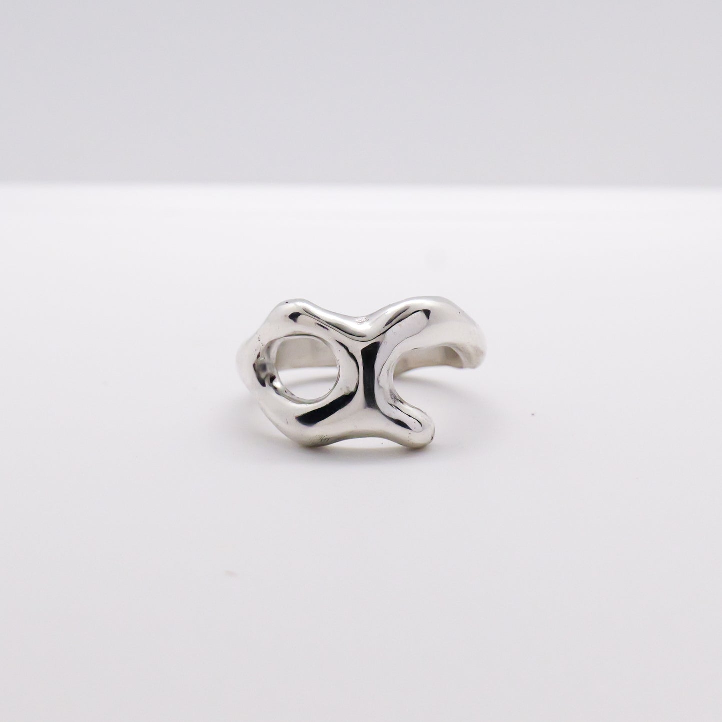 Molten Ring No. 053 - Handmade One of a Kind Ring in Recycled Silver