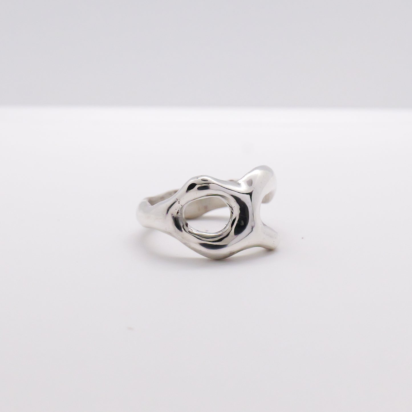 Molten Ring No. 053 - Handmade One of a Kind Ring in Recycled Silver