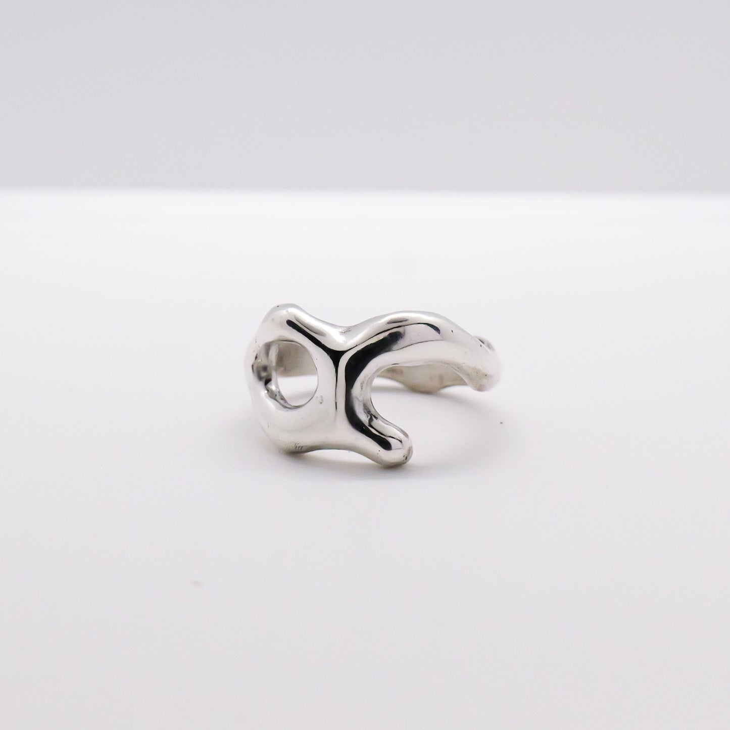 Molten Ring No. 053 - Handmade One of a Kind Ring in Recycled Silver