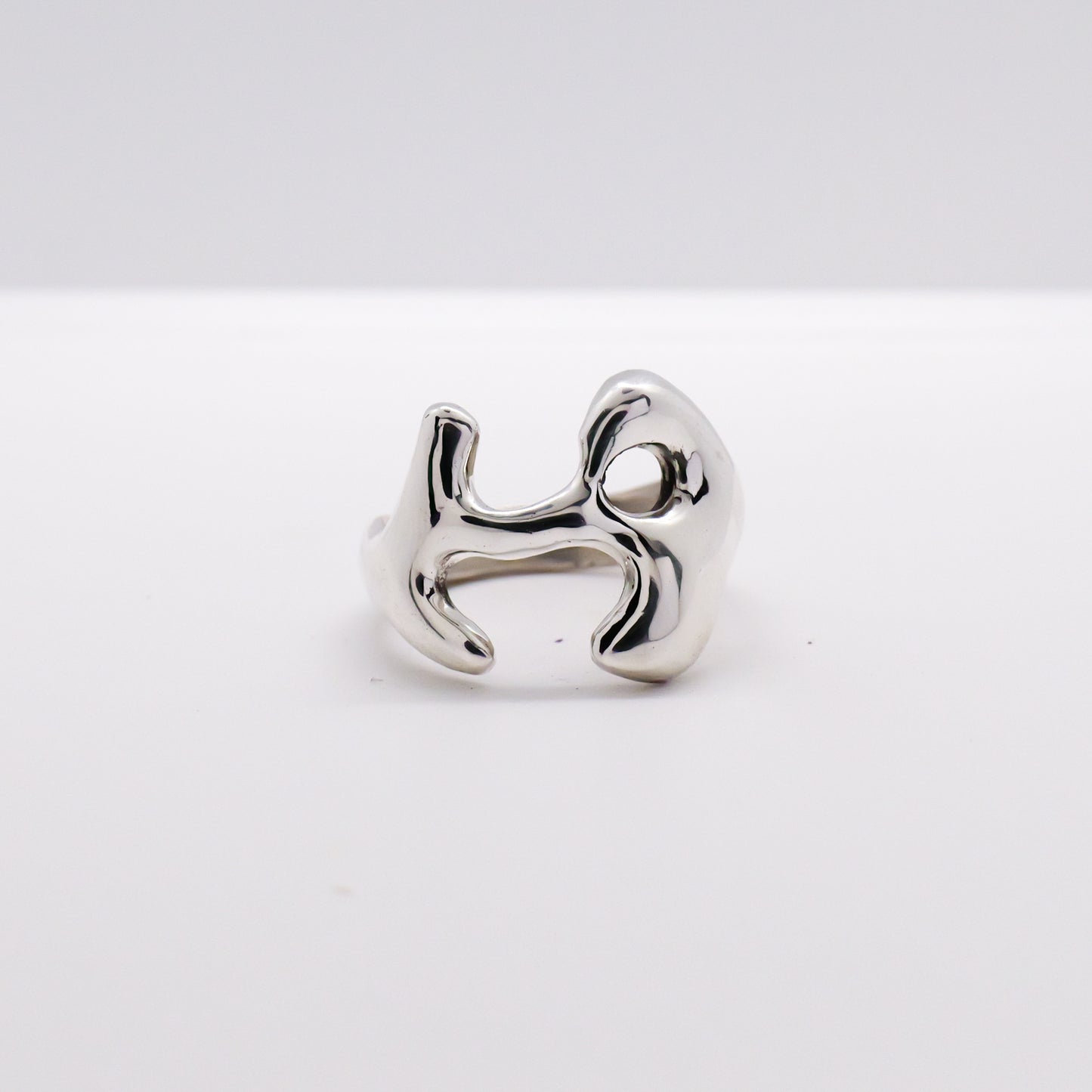 Molten Ring No. 054 - Handmade One of a Kind Ring in Recycled Silver