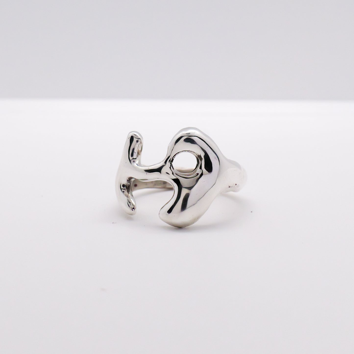 Molten Ring No. 054 - Handmade One of a Kind Ring in Recycled Silver