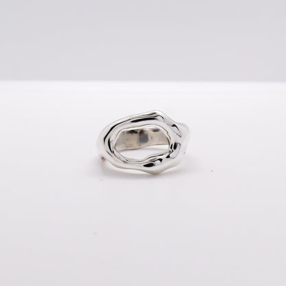 Molten Ring No. 055 - Handmade One of a Kind Ring in Recycled Silver