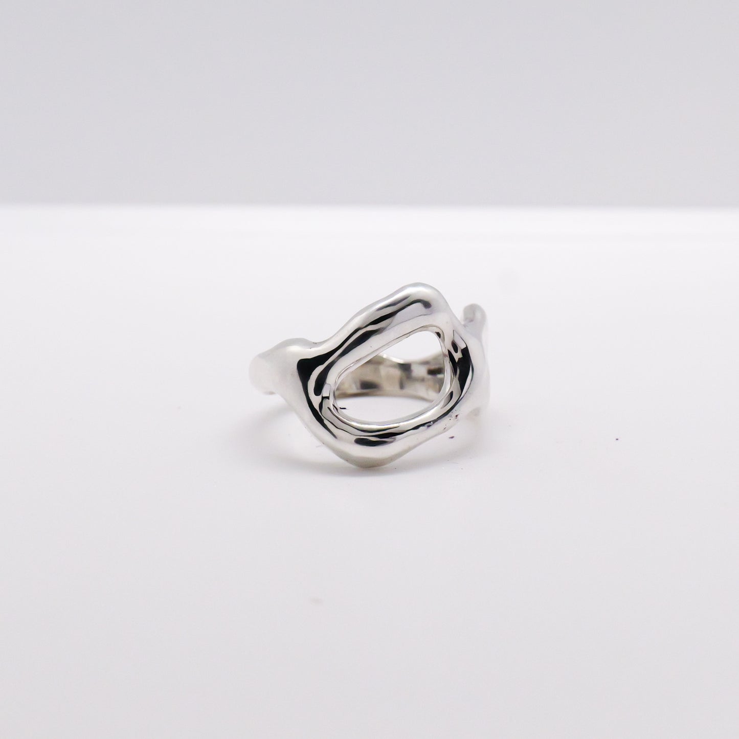 Molten Ring No. 056 - Handmade One of a Kind Ring in Recycled Silver