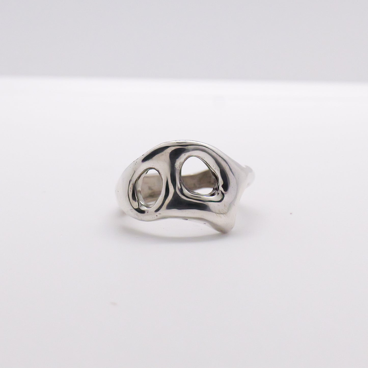Molten Ring No. 058 - Handmade One of a Kind Ring in Recycled Silver