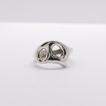 Molten Ring No. 058 - Handmade One of a Kind Ring in Recycled Silver