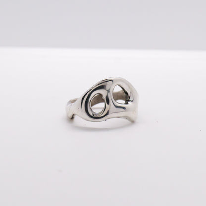Molten Ring No. 058 - Handmade One of a Kind Ring in Recycled Silver