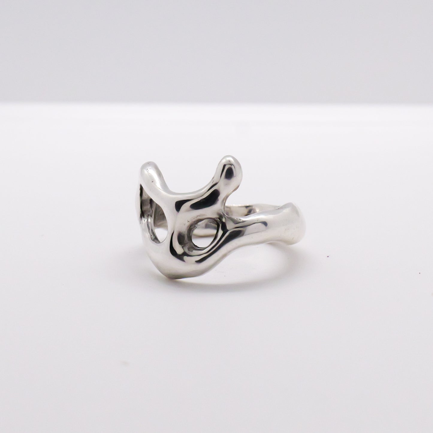 Molten Ring No. 060 - Handmade One of a Kind Ring in Recycled Silver
