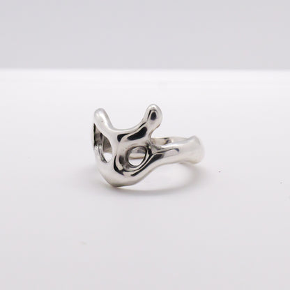 Molten Ring No. 060 - Handmade One of a Kind Ring in Recycled Silver