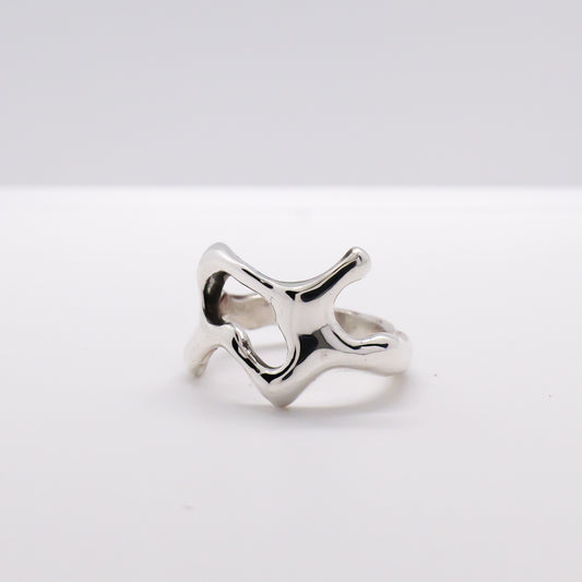 Molten Ring No. 063 - Handmade One of a Kind Ring in Recycled Silver